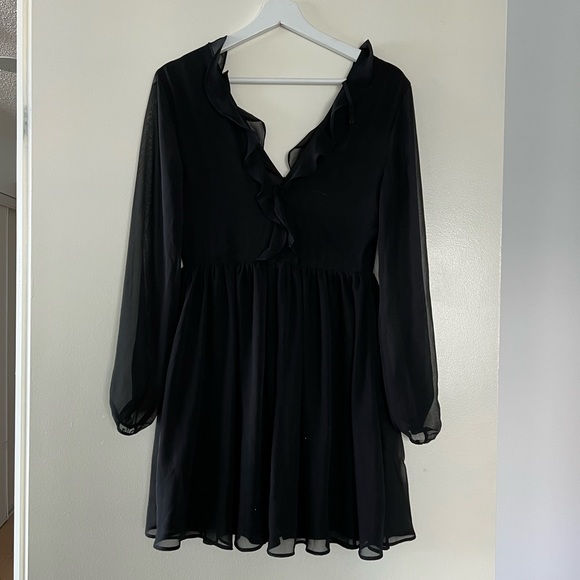 Black Midi Dress - Express - Size S - Picture 2 of 3